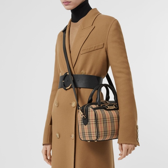 Burberry Handbags - Burberry Small Chain Link Bowling Bag